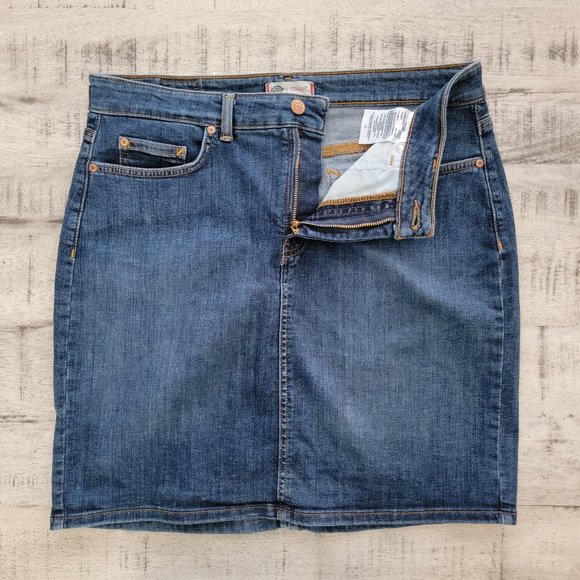 Dickies Straight Denim Skirt 12 - Picture 6 of 15